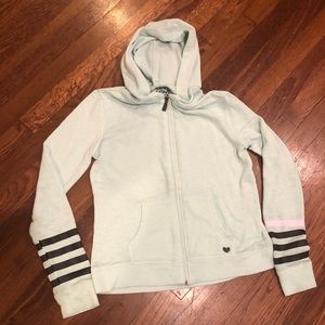 Betsey Johnson Blue Zip Hoodie